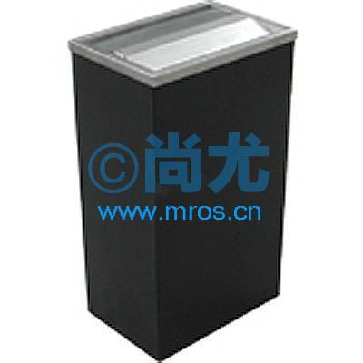 国产金属喷漆翻盖垃圾桶(L350*W240*H600mm) -点击查看详细