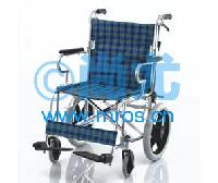 国产铝合金可折背轮椅车 -点击放大