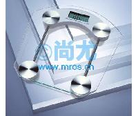 国产方形玻璃板面人体电子秤(150kg) -点击放大
