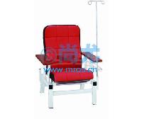国产背部可调红色软垫休闲输液椅(L910*W680*H590mm) -点击放大