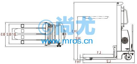 1000kg˫żܰ綯Ѹ߳(3500mm)(2)Ŵ