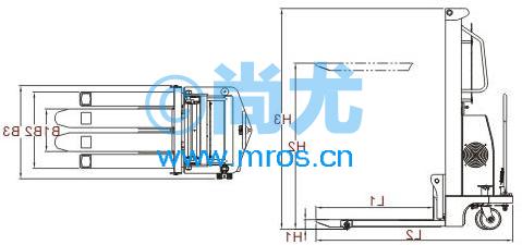 1500kg˫żܰ綯Ѹ߳(2500mm)(2)Ŵ