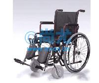 国产可活动脚/手架软座轮椅车 -点击放大