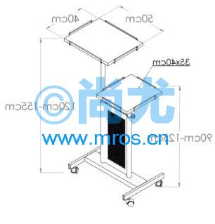 ˫߶ȿɵʽƳ(L650*W460*H1180mm)(2)Ŵ