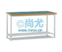 国产带半块台板榉木桌面工作桌(L1500*W750*H850mm) -点击放大